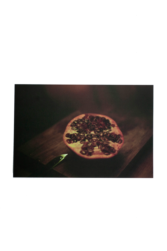 4 Postcards - Pomegranate