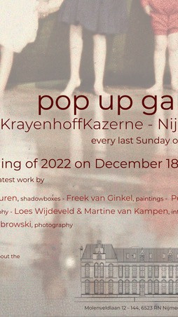 Pop up gallery - zondag 18 december
