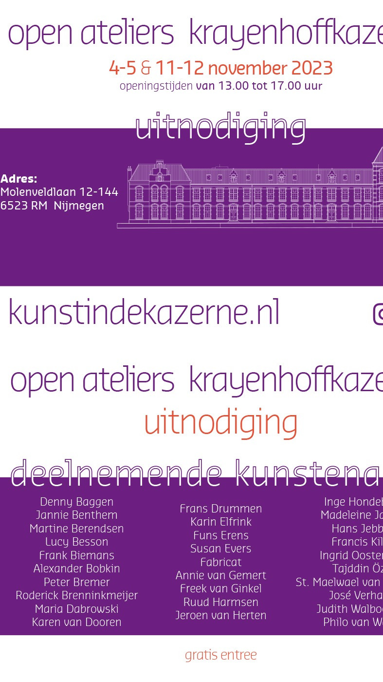 Open Ateliers - 4-5 november 2023